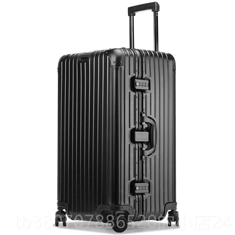 高档I李HINE全铝镁合行箱男30S寸拉杆箱万向轮女3金2超大容量旅行