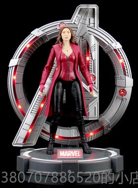 高档复仇者联具盟4钢铁侠MK46多寸可关节动发光非合金玩7人偶模型