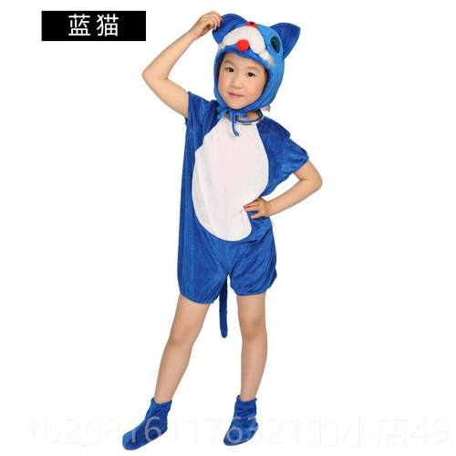 正品童动物演出服儿小兔狐子大灰狼狸青蛙小子猴子老鼠表演服装衣
