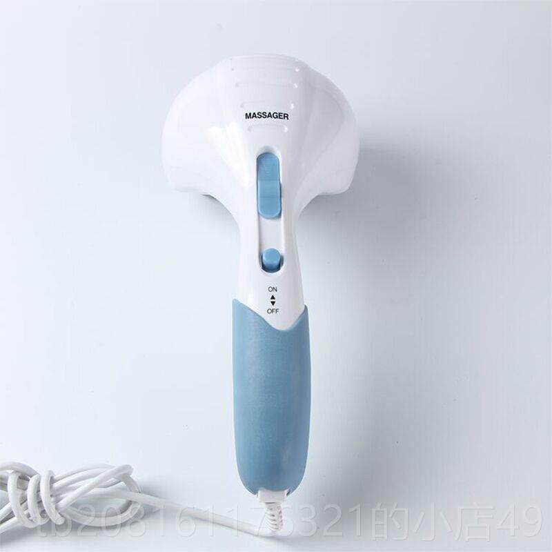 正品摩海豚按摩器双头按棒腰动多功能颈部部电颈椎按摩捶背器全身