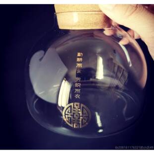 正品木图储原创幸运猪透明玻璃木储蓄罐设计可以存检索硬币和钞票