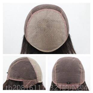 正品采购产品许昌假发，全真发发，工编织的针顶，全头饰可，男女