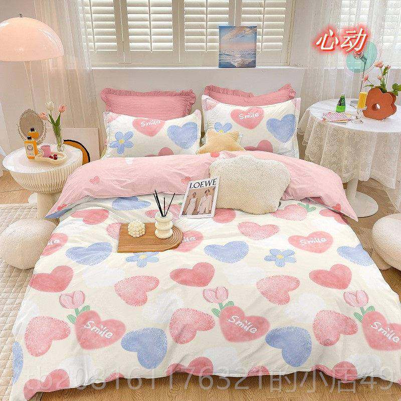 正品儿棉童纯棉卡通生床上用品四件套全男被孩女孩学宿舍床单套三