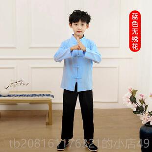 正品女儿童民国风服装男大童朗诵合唱演出服中山装五四青装学生年