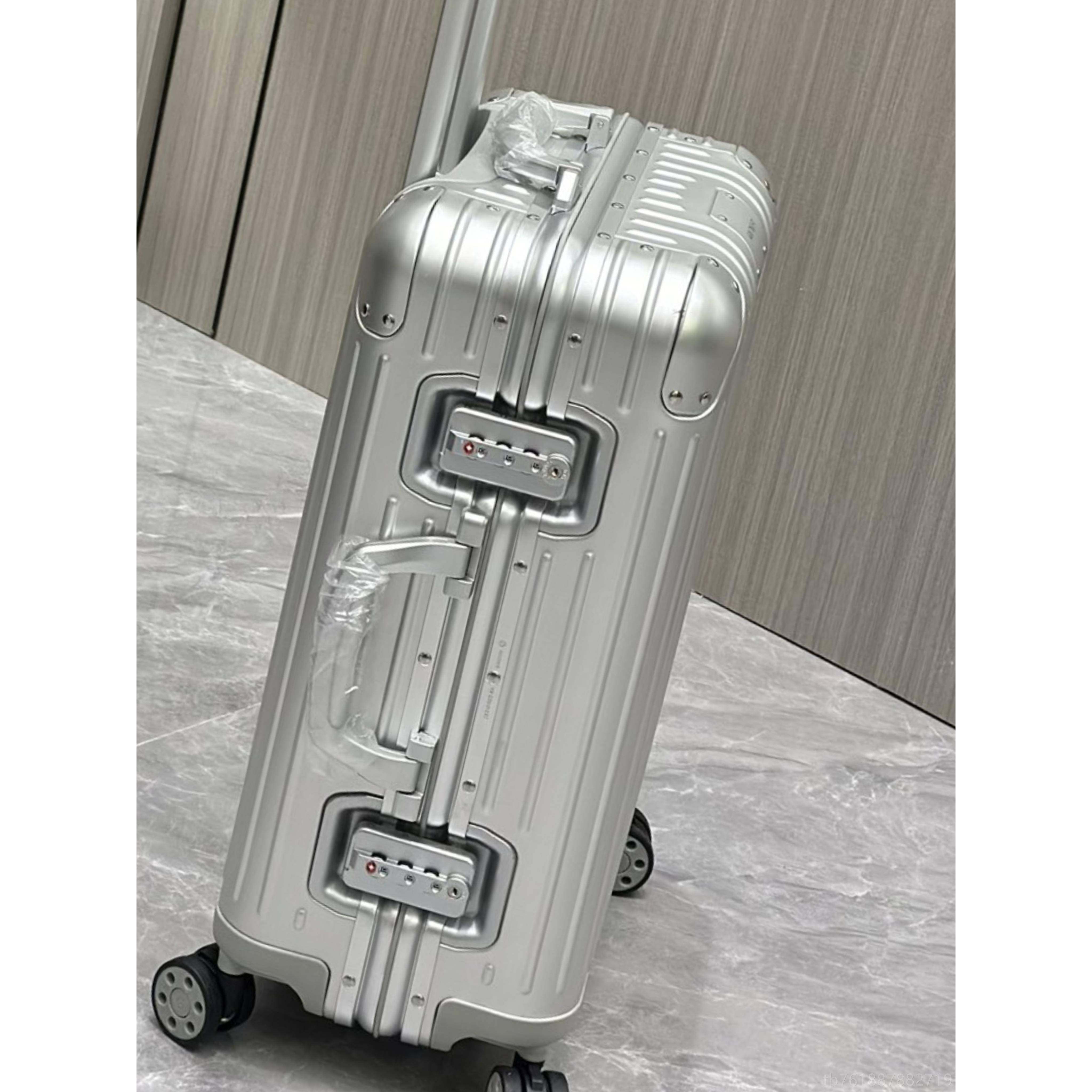 正品机德国品牌登全铝镁合拉杆箱万向金轮行李箱密码旅行箱子20寸