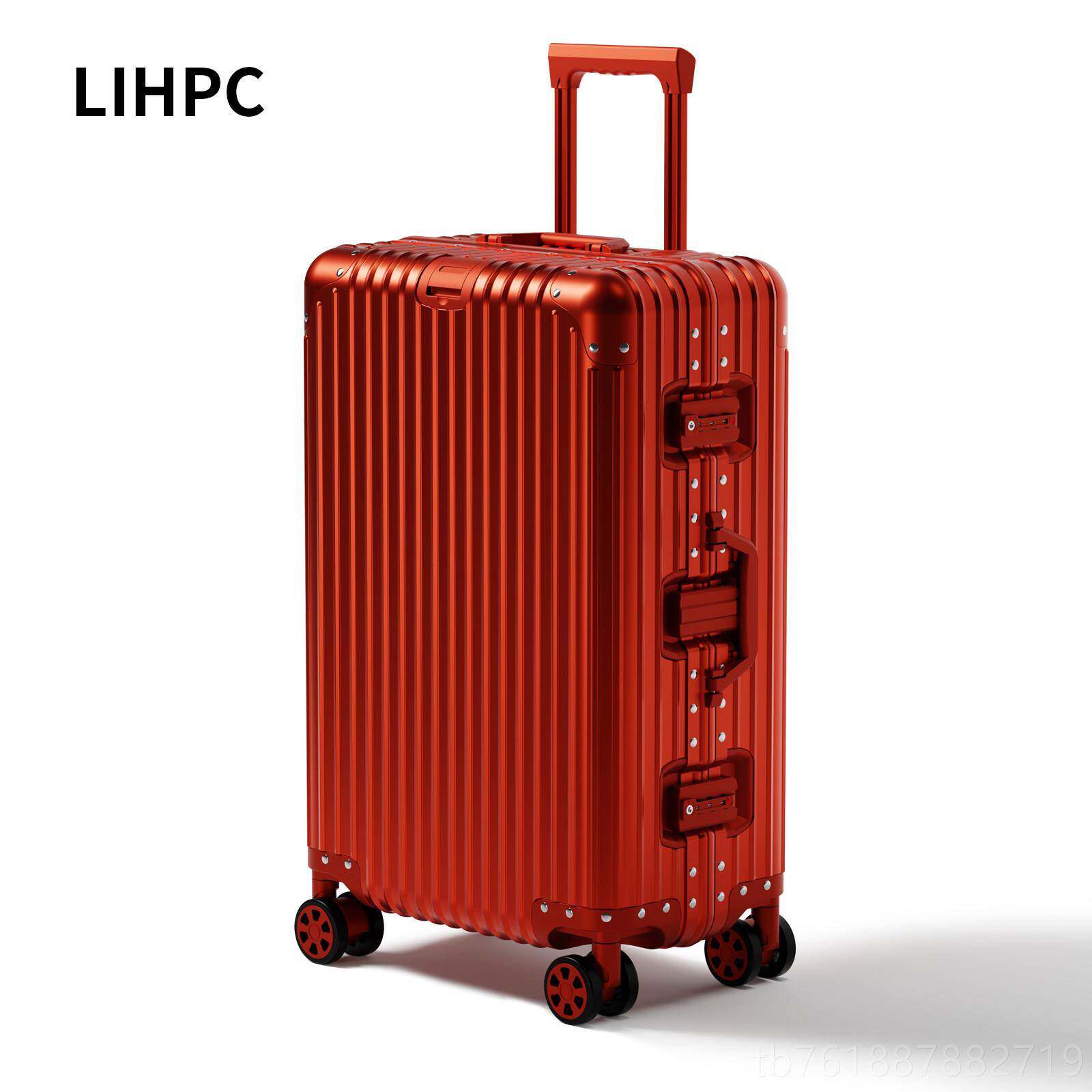 新款lih机铝pc全镁合金李箱男女24金属拉杆箱登旅行行箱20寸密码