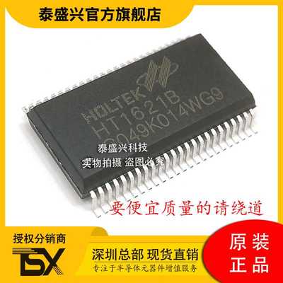 全新现货HT1621B 集成电路SSOP-48 LCD动态液晶屏显示驱动芯片IC