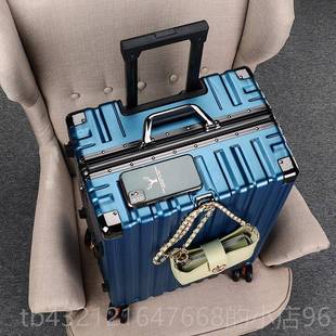 高档行李箱女高颜值2拉021新行款旅箱男万向登轮杆箱皮箱20寸小型