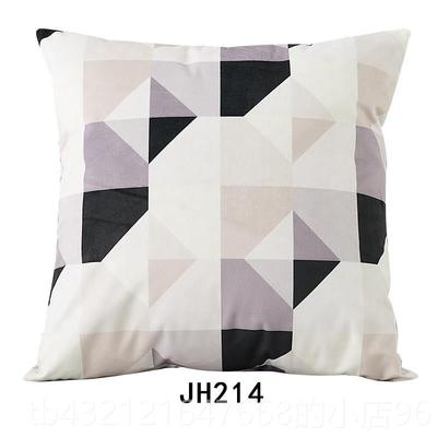 高档堪的纳腰维亚沙发枕头床客厅办公室靠背靠垫天鹅绒方形枕边斯