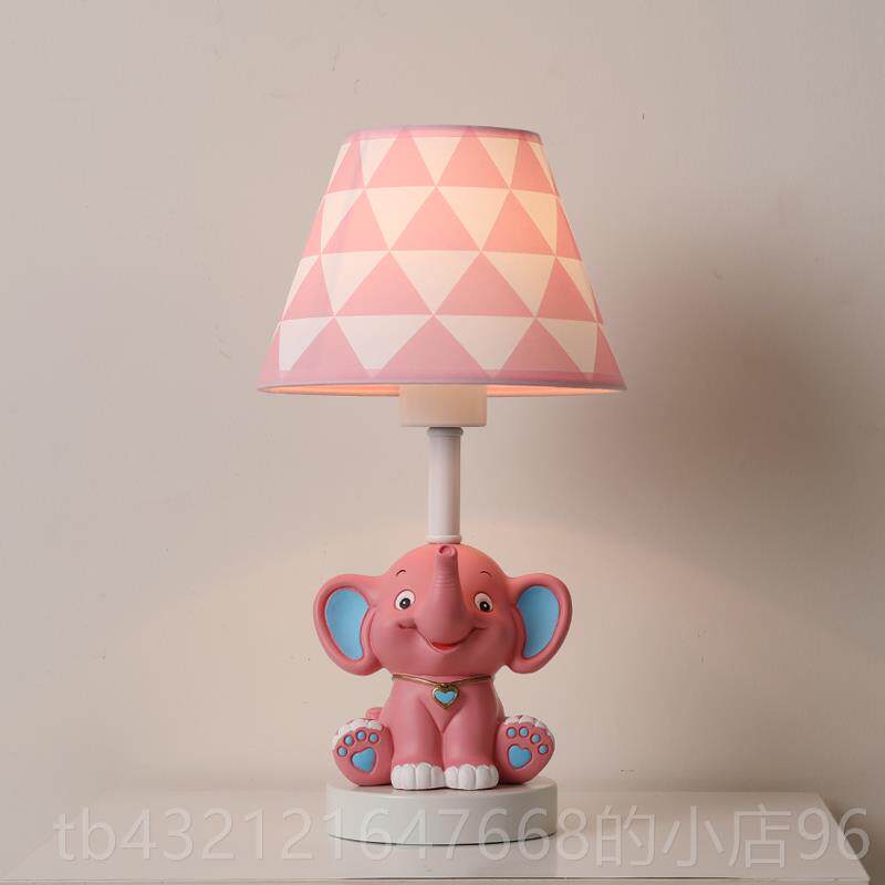 高档儿童房台灯女孩l男孩独角兽灯护眼ed卧室头小夜喂奶房间床装
