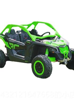 高档版庞巴迪Bomba正rdier儿童电动越车四轮宝宝野车遥控汽车玩具