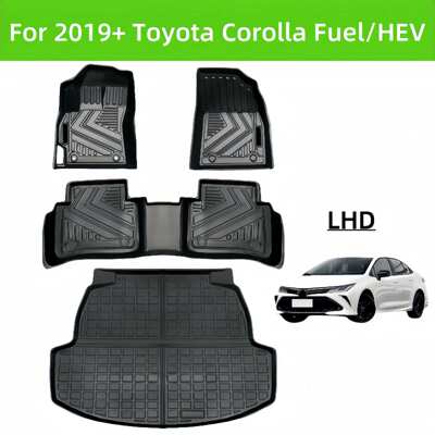 For2019+ Toyot Corolla LHD TPE Car Floor Mat/Rear Trunk Mat