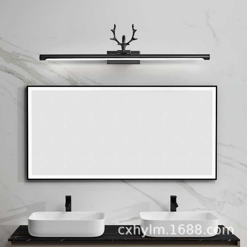 简约北欧楼梯过道实木壁灯卧室床头灯LED浴室镜前灯灯具