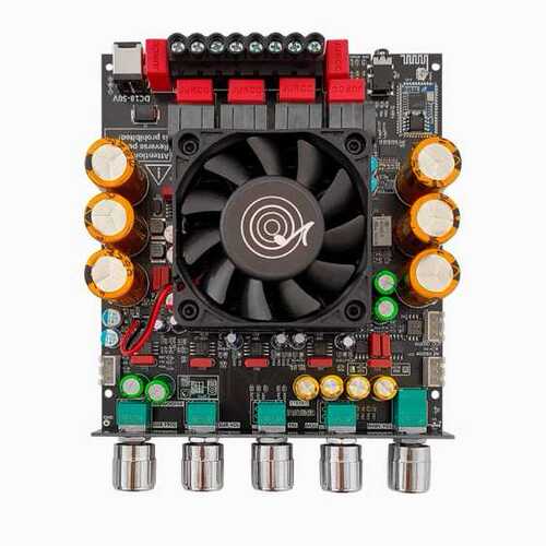 ZK-APTX3 高通蓝牙功放板2.1声道300W+300W+600W功放芯片TPA3255