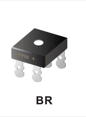普通整流桥 BR5012 BR 封装印字 BR5012 厂家直销