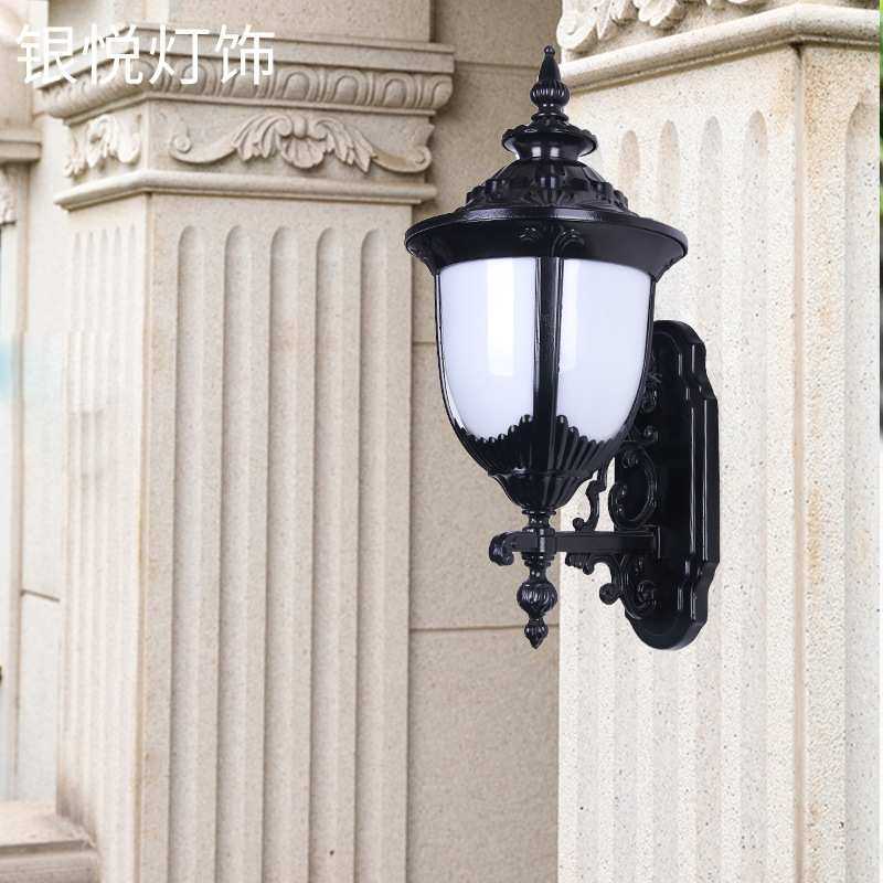 欧式复古壁灯庭院花园别墅室LED酒店景观新花猪笼护眼户外小夜灯
