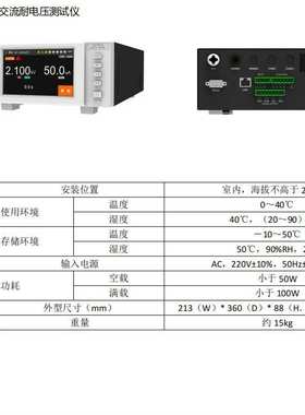 Ainuo艾诺交流耐压绝缘测试仪AN9605B AN9632B AN9613B