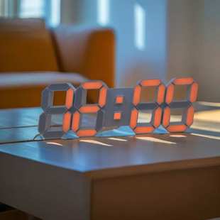 韩版新款遥控ins壁灯感光小夜灯led数字简约夜光挂壁创意时钟灯