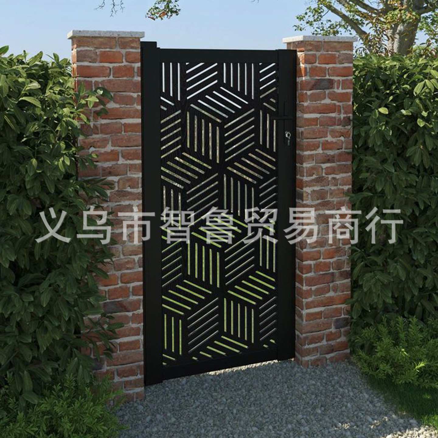 别墅庭院花园门  户外护栏 金属雕花平面材料  门面装饰厂家直销