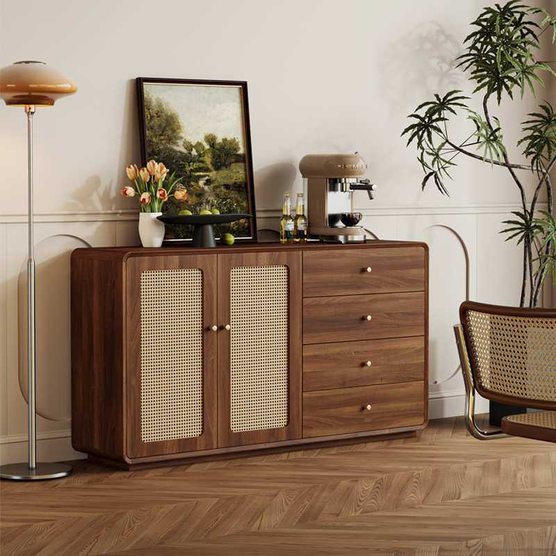 斗柜客厅收纳柜小立柜复古藤编实木腿置物柜抽屉柜卧室靠墙储mmω,模玩/动漫/周边/娃圈三坑/桌游,模型制作工具/辅料耗材,淘宝优惠券,粉丝福利购,淘宝优惠卷