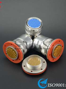 玻璃烧结 55芯气密封连接器 YG51玻璃密封防真空航空插头STMS