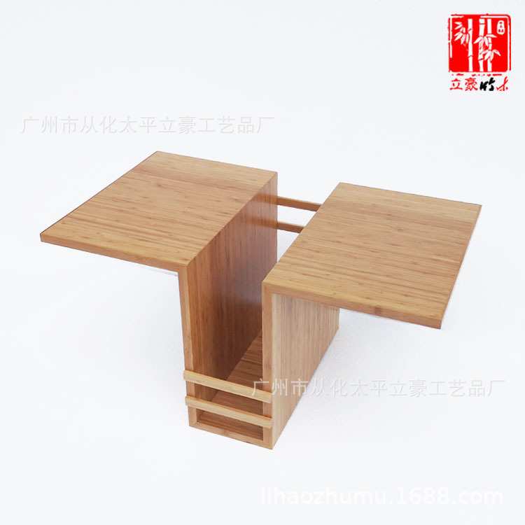 广州立豪竹木家具全屋订制竹桌竹制咖啡桌竹制品加工定制厂家直销