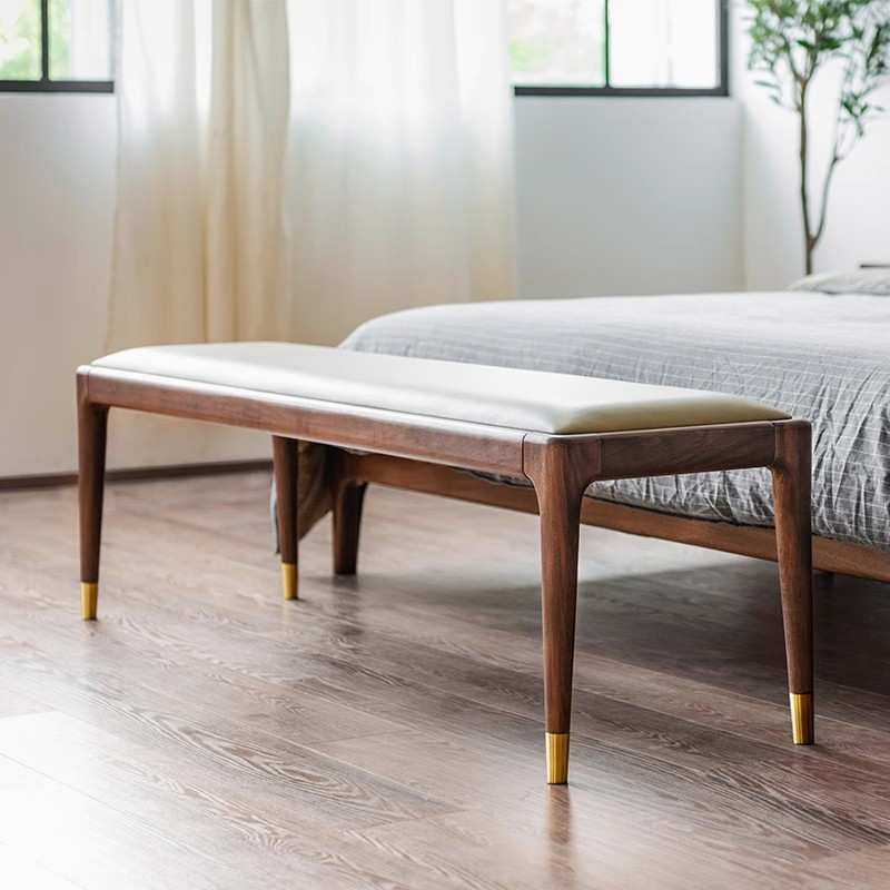 北欧床尾凳现代简约黑胡桃木长凳实木沙发床头凳床前卧室轻奢家具,模玩/动漫/周边/娃圈三坑/桌游,模型制作工具/辅料耗材,淘宝优惠券,粉丝福利购,淘宝优惠卷