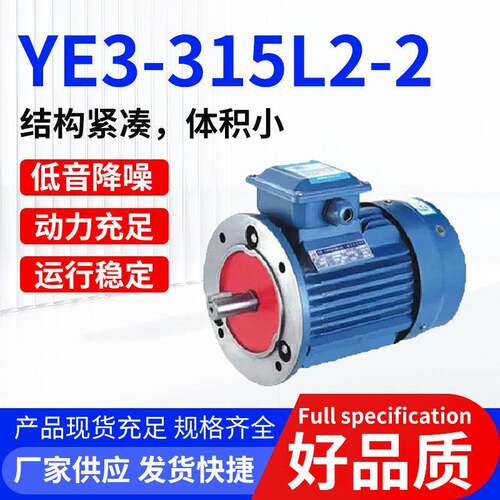 新款YE3-315L2-2粉尘防爆电机系全封闭自扇冷式鼠笼型结构电机