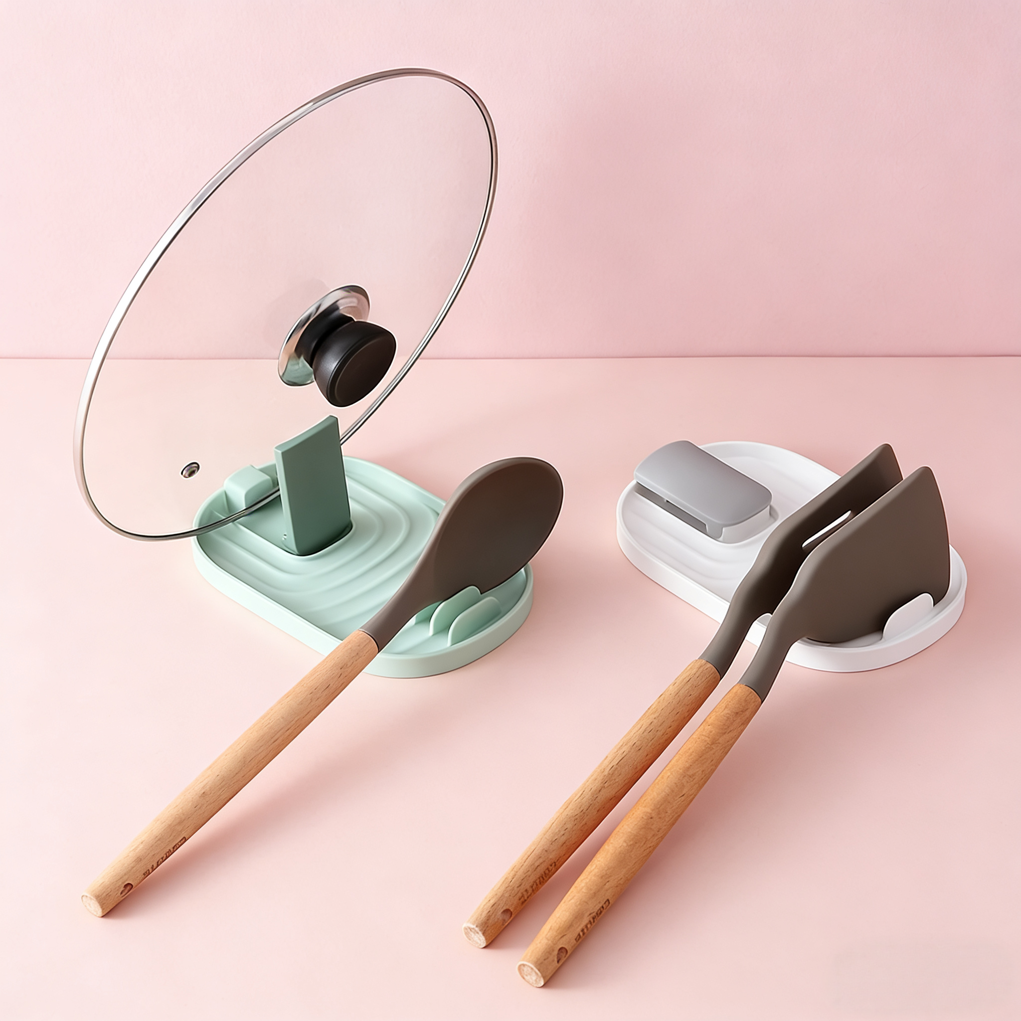 锅盖垫锅铲收纳垫塑料置物架家用厨房多功能锅盖架托厨具收纳神器,厨房/烹饪用具,抹布架/厨房清洁收纳架,淘宝优惠券,粉丝福利购,淘宝优惠卷