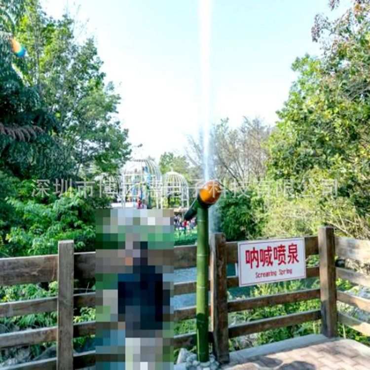 景区网红打卡声控尖叫喷泉打卡拍照声控音乐号角呐喊喷泉设计施工