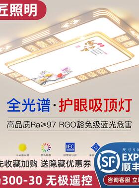 2025年新款led吸顶灯房间卧室灯客厅灯大厅现代简约大气中山灯具5
