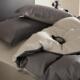 2025新款 旷野灰 四件套 全棉100支纯色双拼四件套 1.5m床单款
