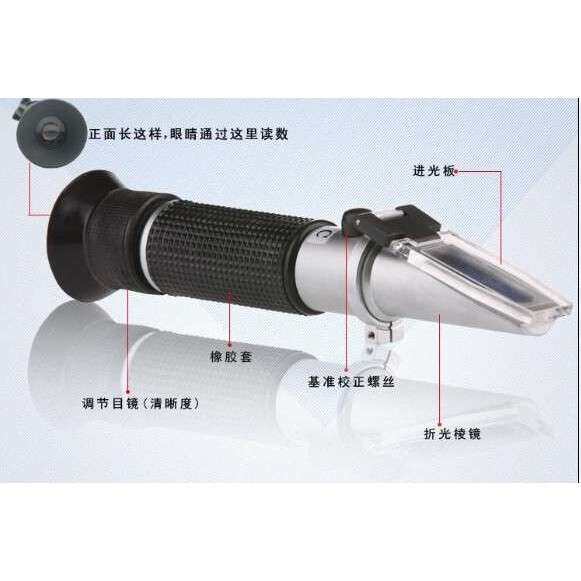 兴澜手持糖度计折射仪 0~90%糖分浓度折光仪 糖浓度测定器