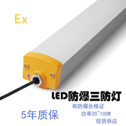 LED防爆三防灯 80W 100W防爆灯 条形防爆灯 IP66 IK10