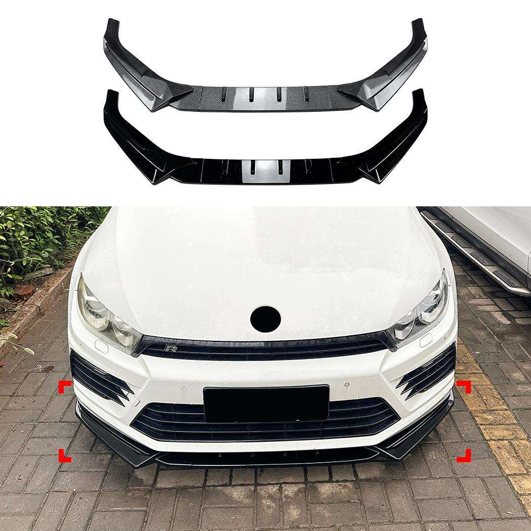 适用大众尚酷Scirocco MK3.5 R 2015+前杠前唇前铲扰流板跨境改装