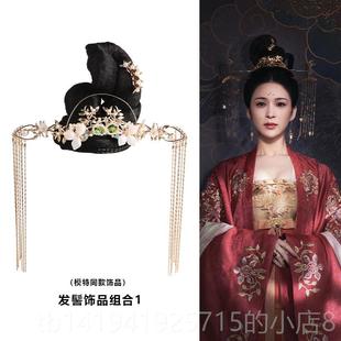正品汉服明制假包古装发影剧视茗兰同款发发髻杨超越宫廷发型仙女