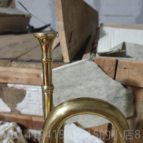 正品正版老货步 号 军号纯铜冲锋号70年代制小 乐器大号 集结号