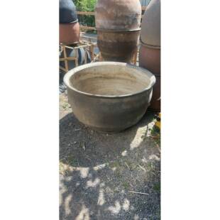 正品水包邮老北土陶鱼缸京泥瓦盆养金鱼荷花睡莲无老盆大缸釉客厅