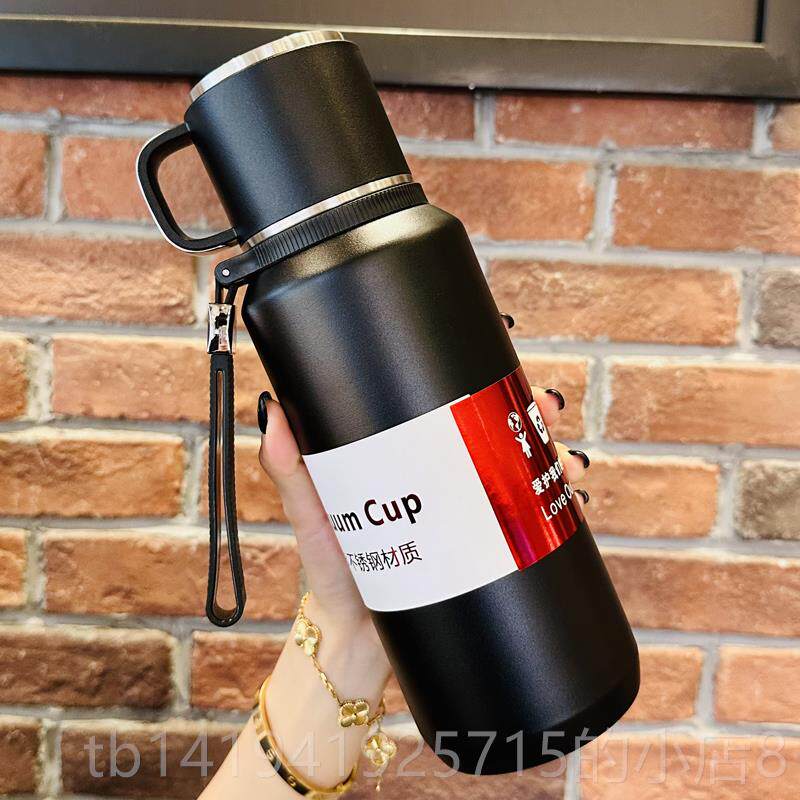 正品316不钢水杯茶水分离保杯温杯男士可携式高颜值女士子m1500锈