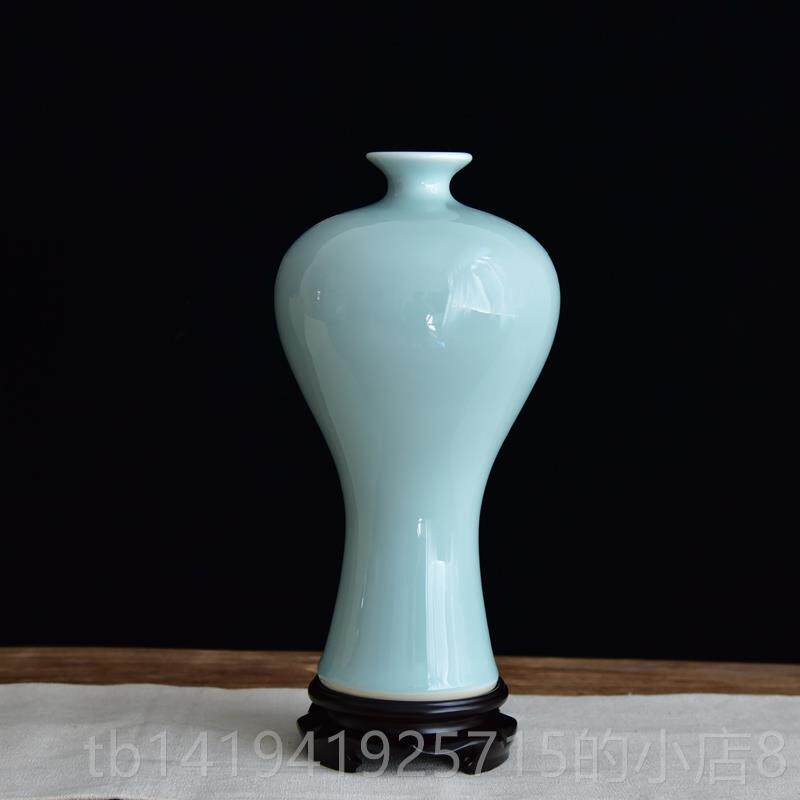 正品经典龙泉青瓷大号花瓶摆装件花瓶