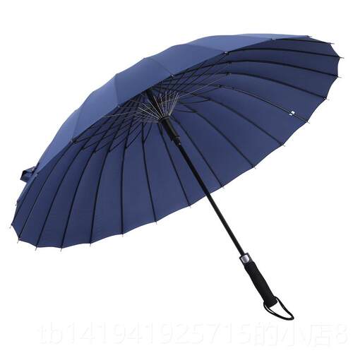 正品美度24自骨动雨伞大号雨加固防风直男士长柄商务遮阳伞杆双人