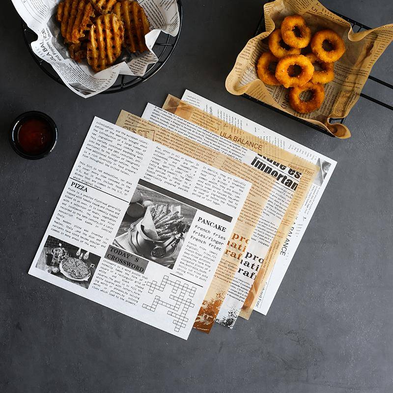 吸油纸MHD-0522包食物专用油炸烧烤垫盘治纸防油垫纸厨房油垫炸纸