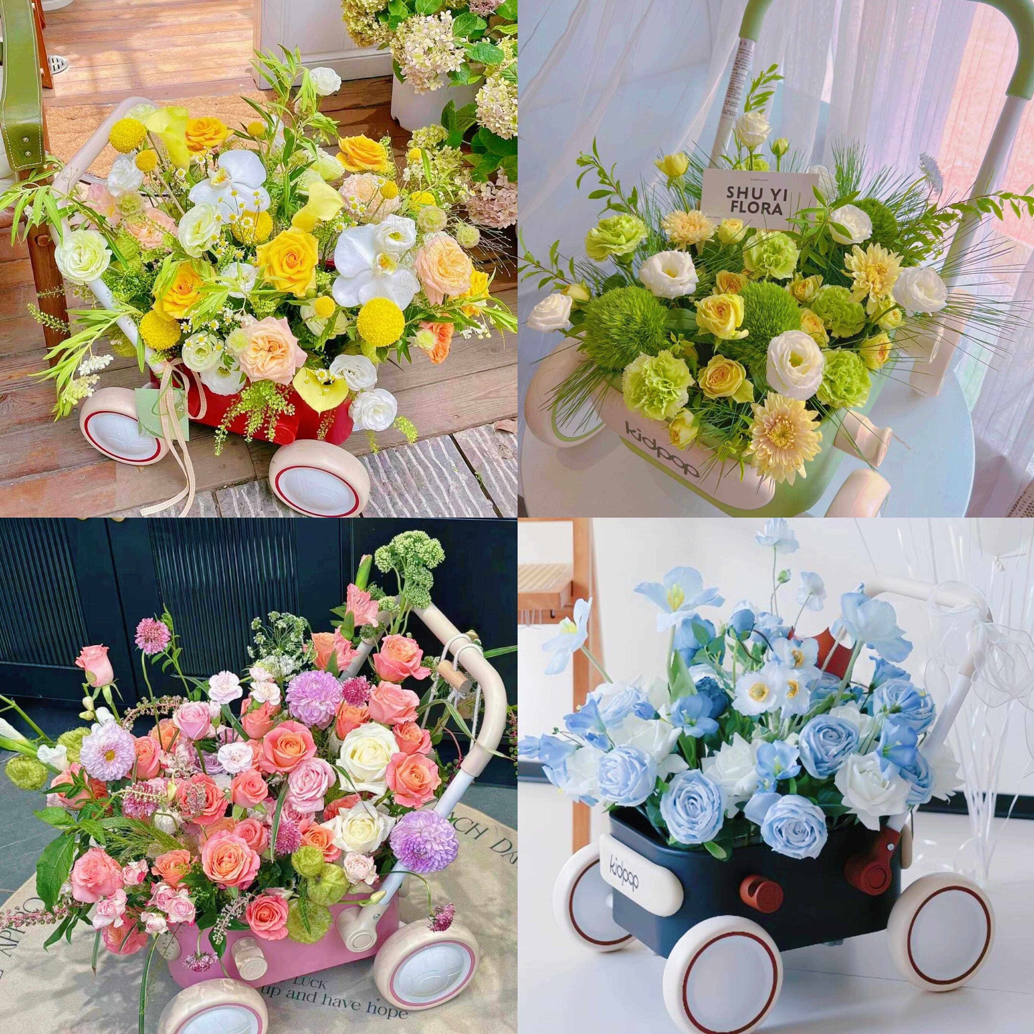 kdpo 学步车网红i车儿童手pula推p车玩具车婴儿周室岁礼物助步车