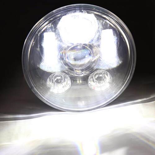 5.75寸哈雷前大灯 led改装大灯 45W哈雷机车改装前照灯