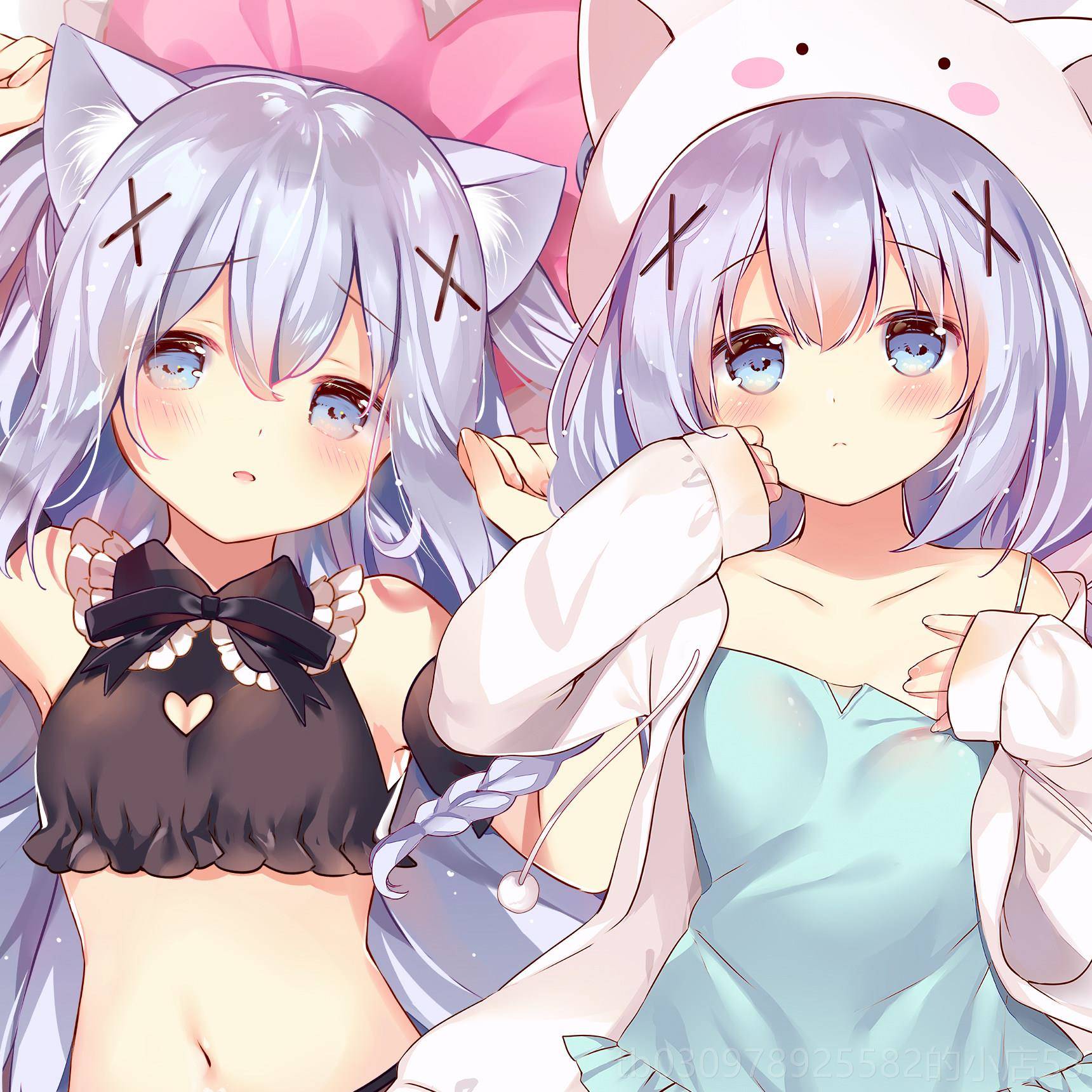 高档紫瞳原创请问您智今天要来香点兔子吗风乃等抱身枕动漫周边枕