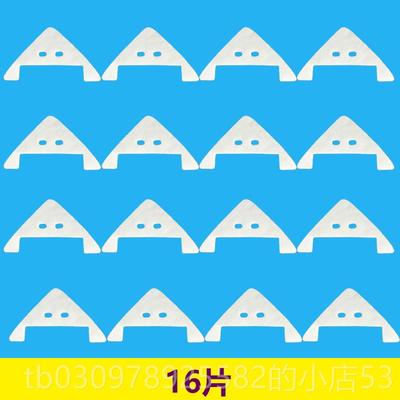 高档强磁擦玻璃窗家用清器配替件16只装加大毛毡擦洁玻璃器户换棉