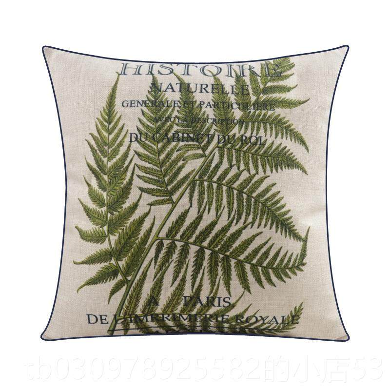 高档松果屋园 麻美式乡村田沙发抱枕 棉花靠垫 样板间民宿兰靠枕