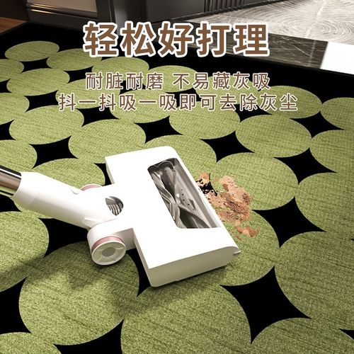 中古风入户门地垫门口防滑耐脏地毯新款法式覆古进门垫子玄关脚垫