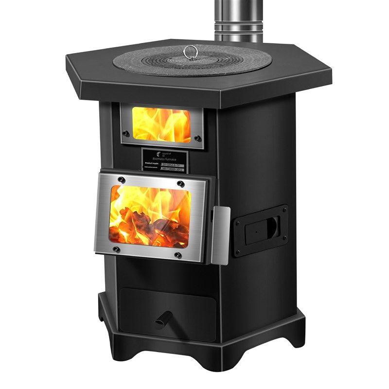 取暖炉家用室内柴煤两用农村烧柴烤火炉冬季真火燃木壁炉柴火炉子