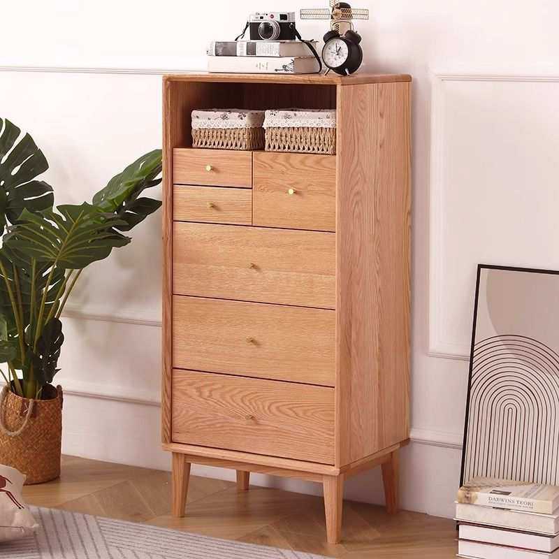全实木六斗柜北欧红橡木储物柜简约现代抽屉柜卧室收纳高5橱子,3C数码配件,摄像机配件,淘宝优惠券,粉丝福利购,淘宝优惠卷